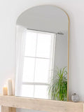 Yearn Delicacy Arched Wood Frame Leaner Mirror