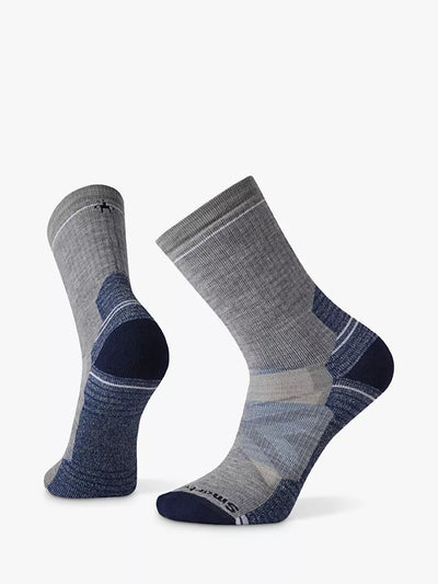 John Lewis SmartWool Hike Classic Full Cushion Crew Socks, Light Grey- Buy online at McGrocer