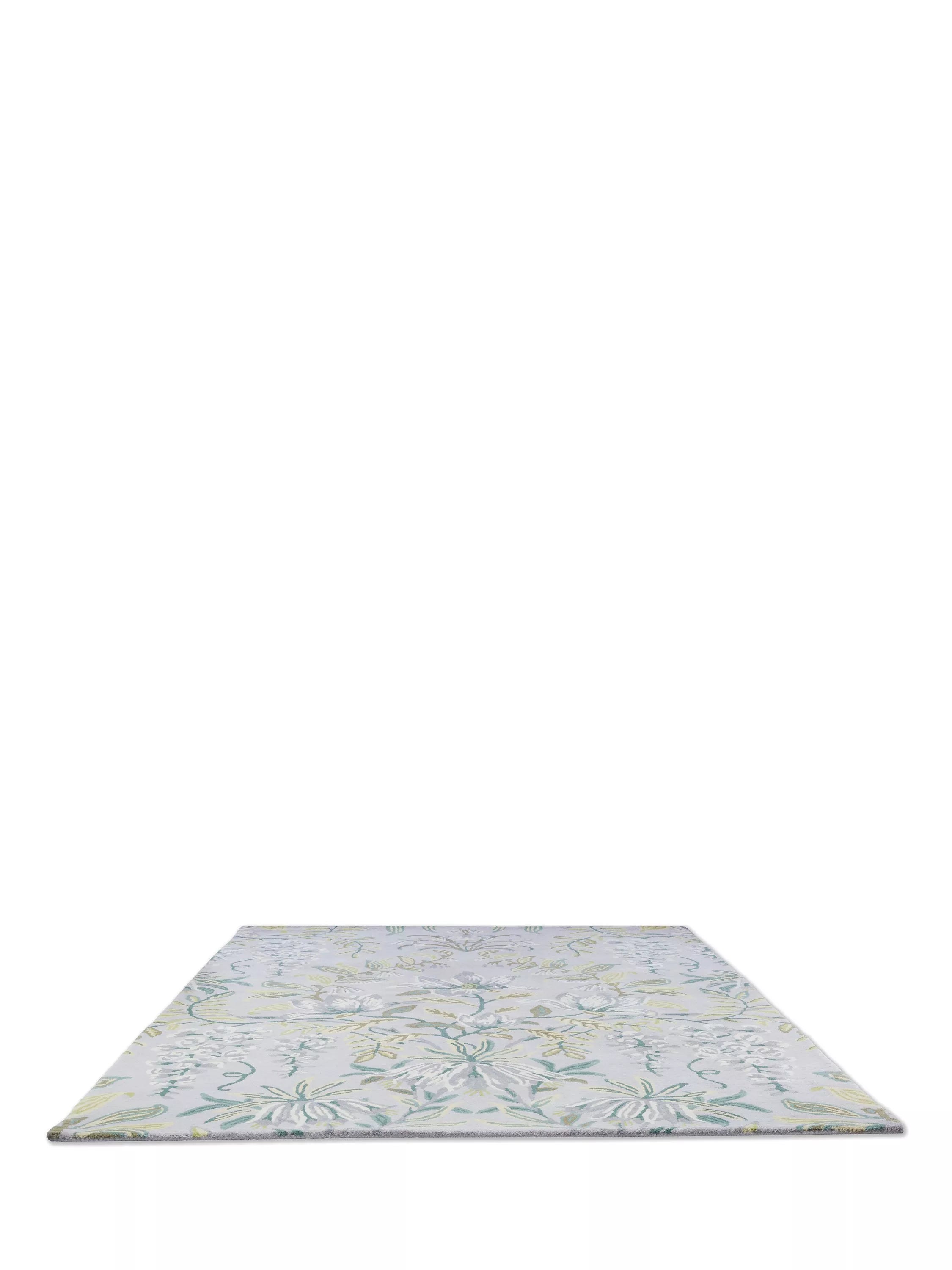 Laura Ashley Parterre floral rug light green (British brand)