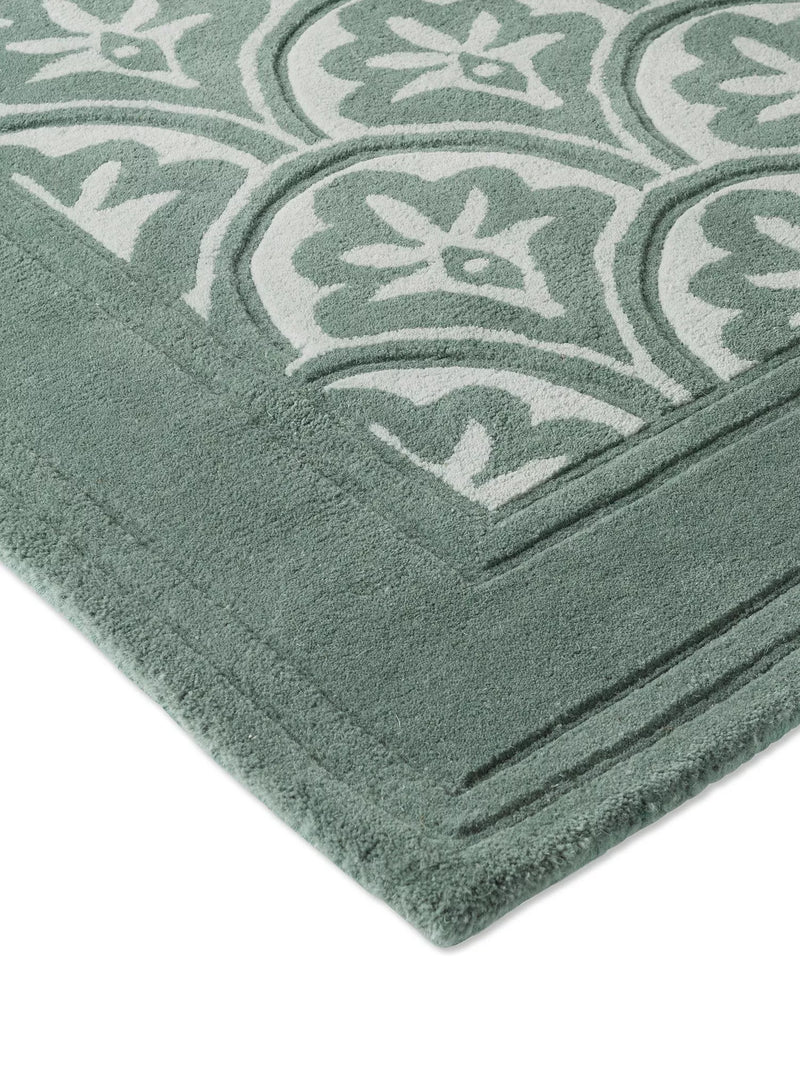 Laura Ashley rug teal Catarina design 280x200cm, UK version