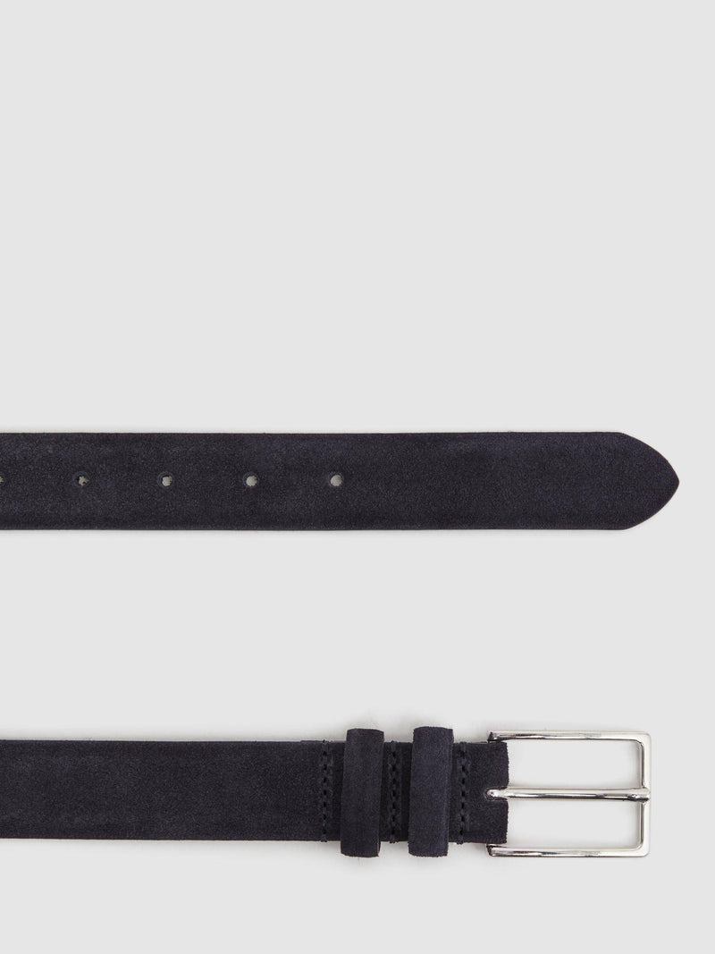 Reiss Dante suede leather belt formal accessory - British product