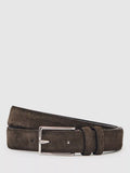 Reiss Dante Suede Leather Belt