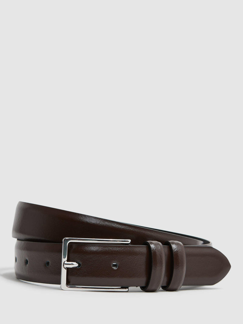 Reiss Dante leather belt formal accessory, UK version