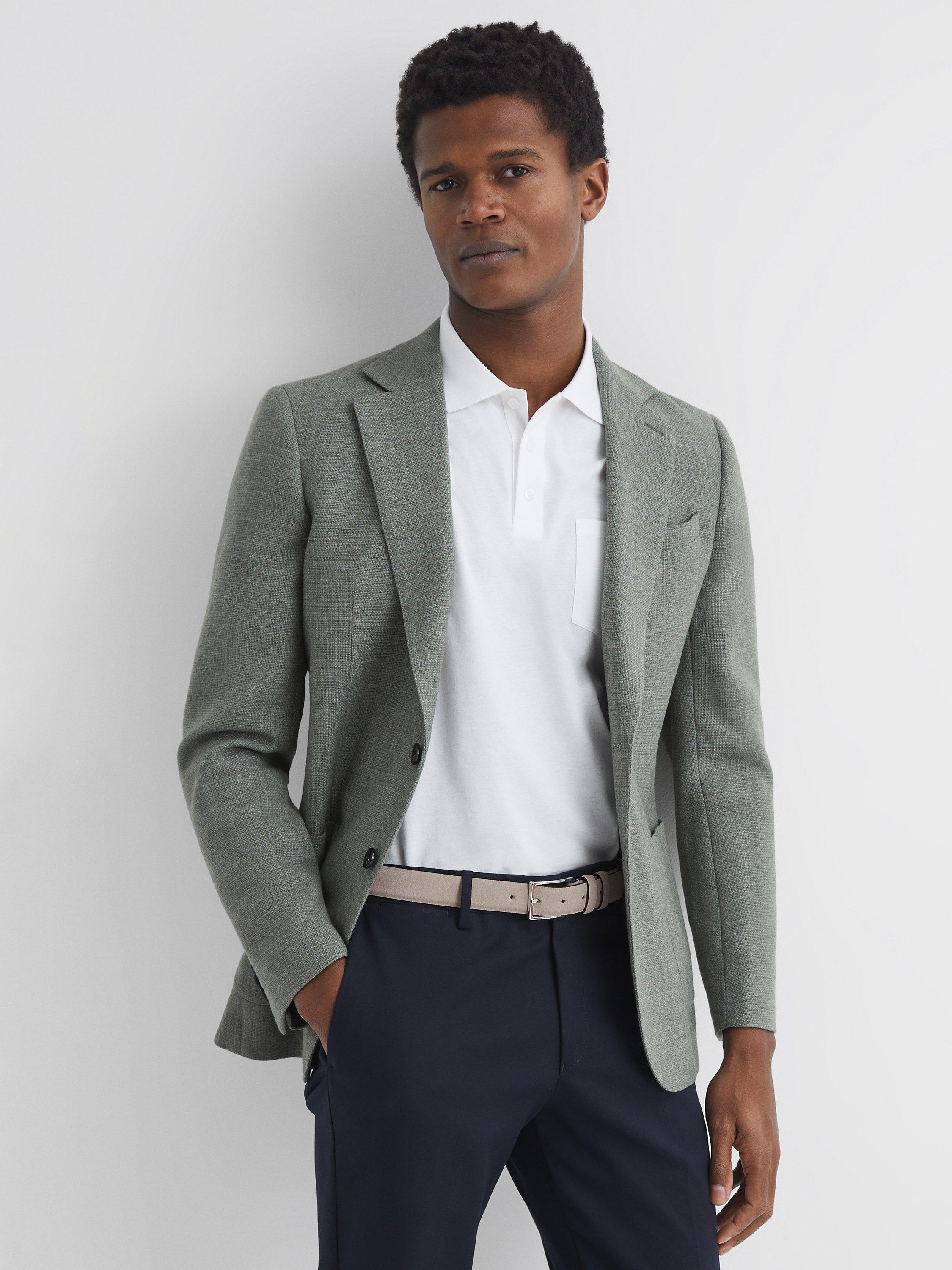 Reiss Dante suede leather belt - British product