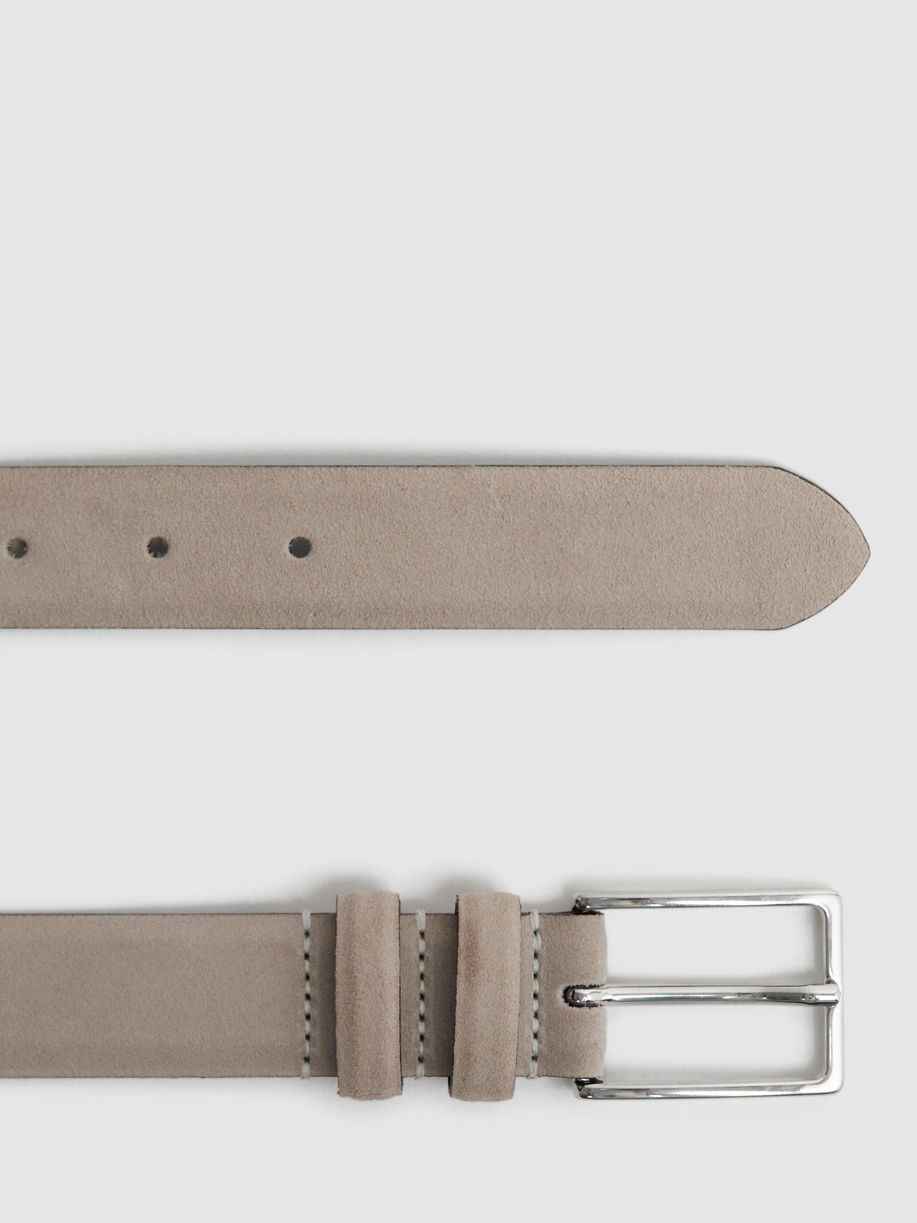 Reiss Dante suede leather belt - British product