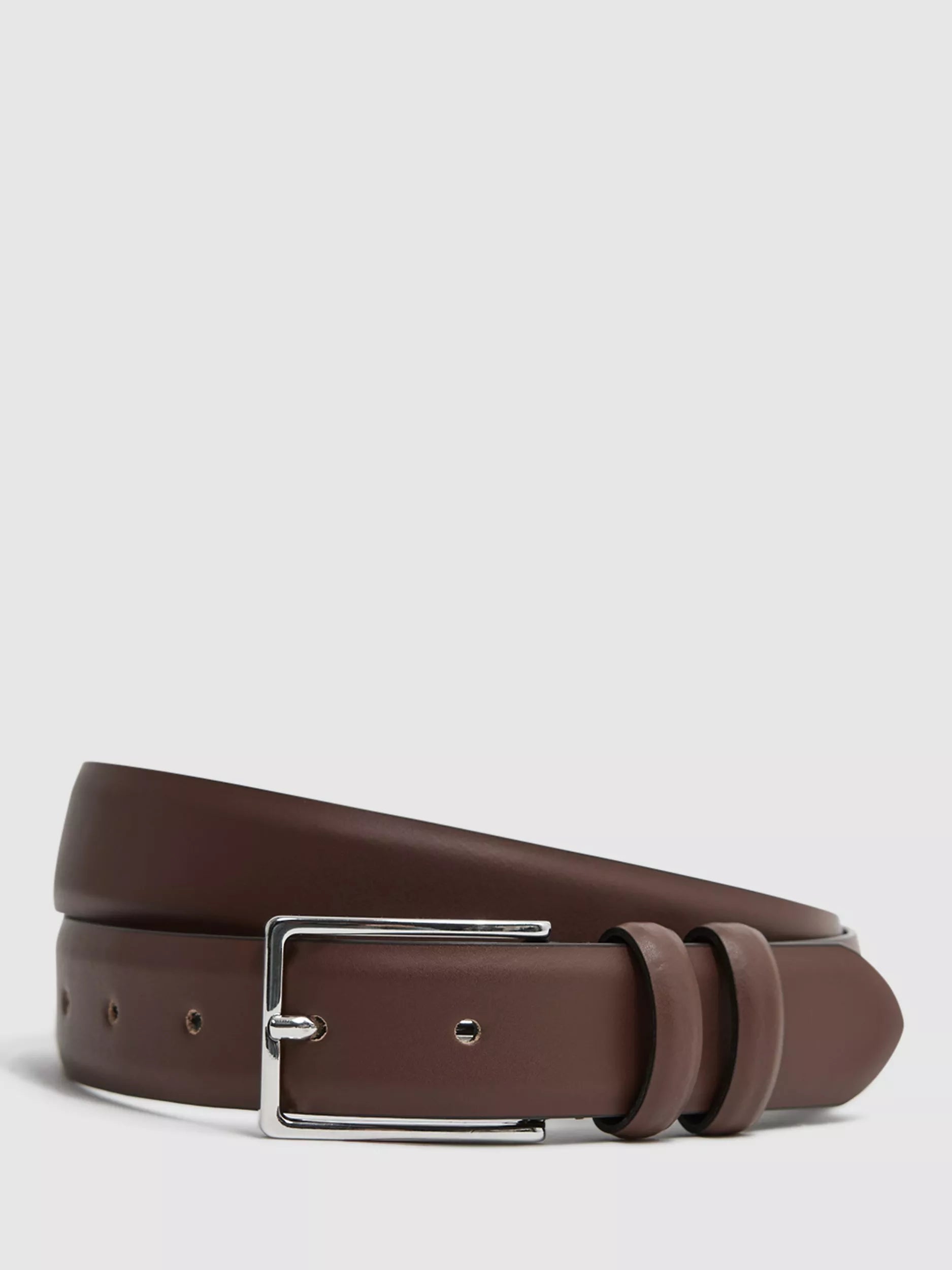 Reiss Dante leather belt formal accessory, UK version