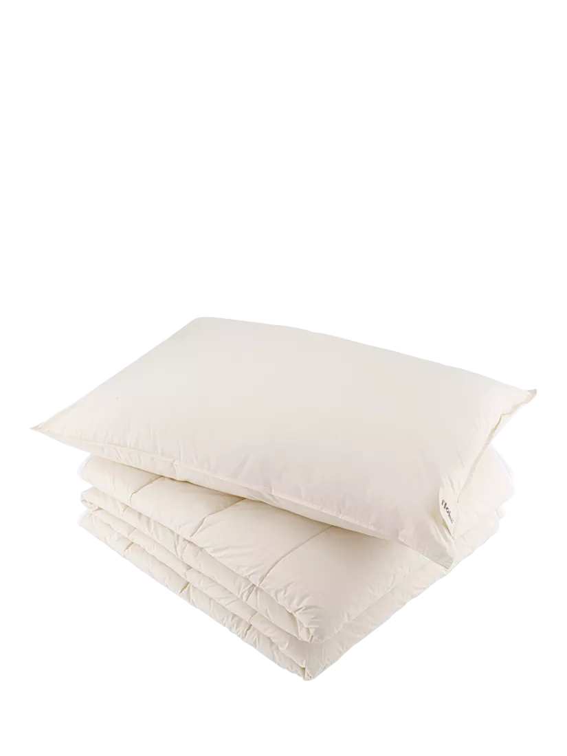 Floks wool duvet and pillow bundle, single size, UK version
