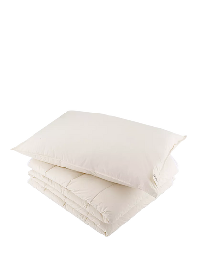 John Lewis Floks Luxury British Wool Duvet & Pillow Bundle, 4-5 Tog- Buy online at McGrocer