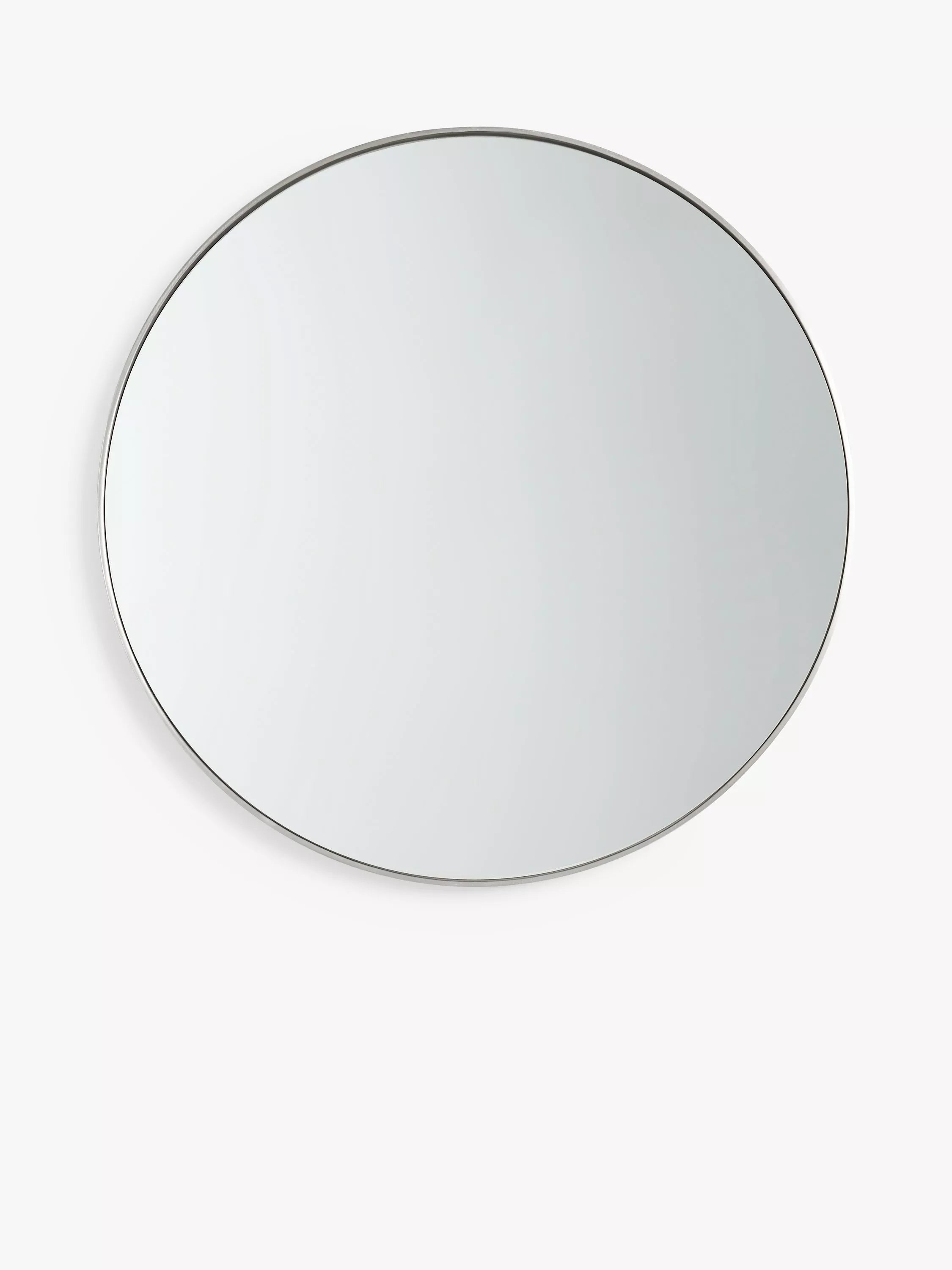 John Lewis Scandi Metal Round Wall Mirror, 50cm