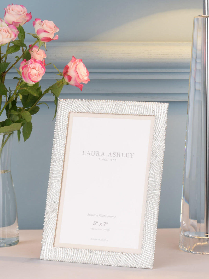 Laura Ashley silver-plated photo frame, UK version