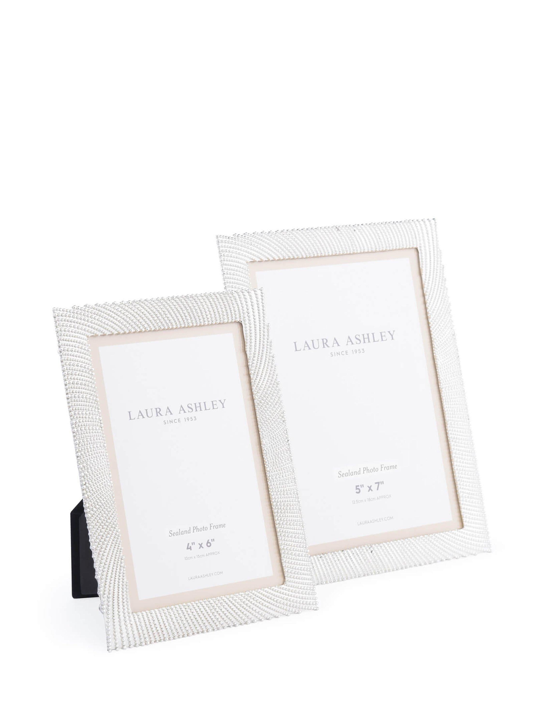 Laura Ashley silver-plated photo frame, UK version