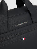 Tommy Hilfiger Essential Computer Bag black faux leather, imported from the UK
