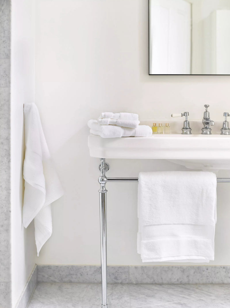 Jasper Conran London zero twist cotton bath towel, imported from the UK