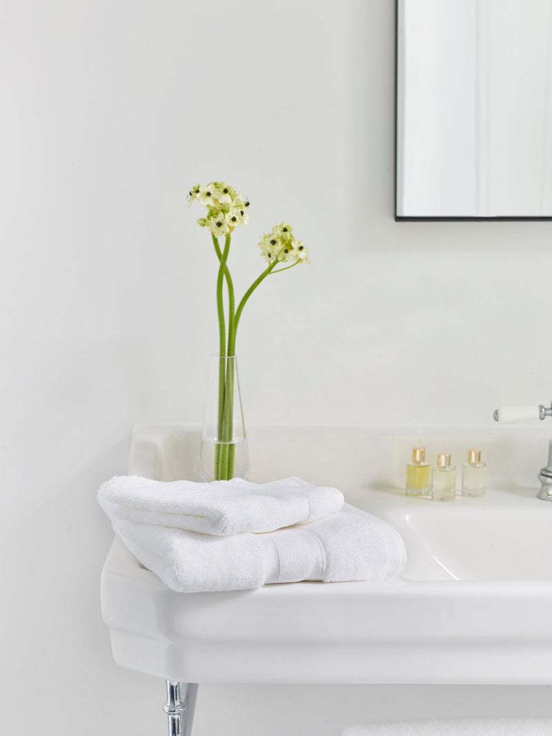 Jasper Conran London zero twist cotton bath towel, imported from the UK