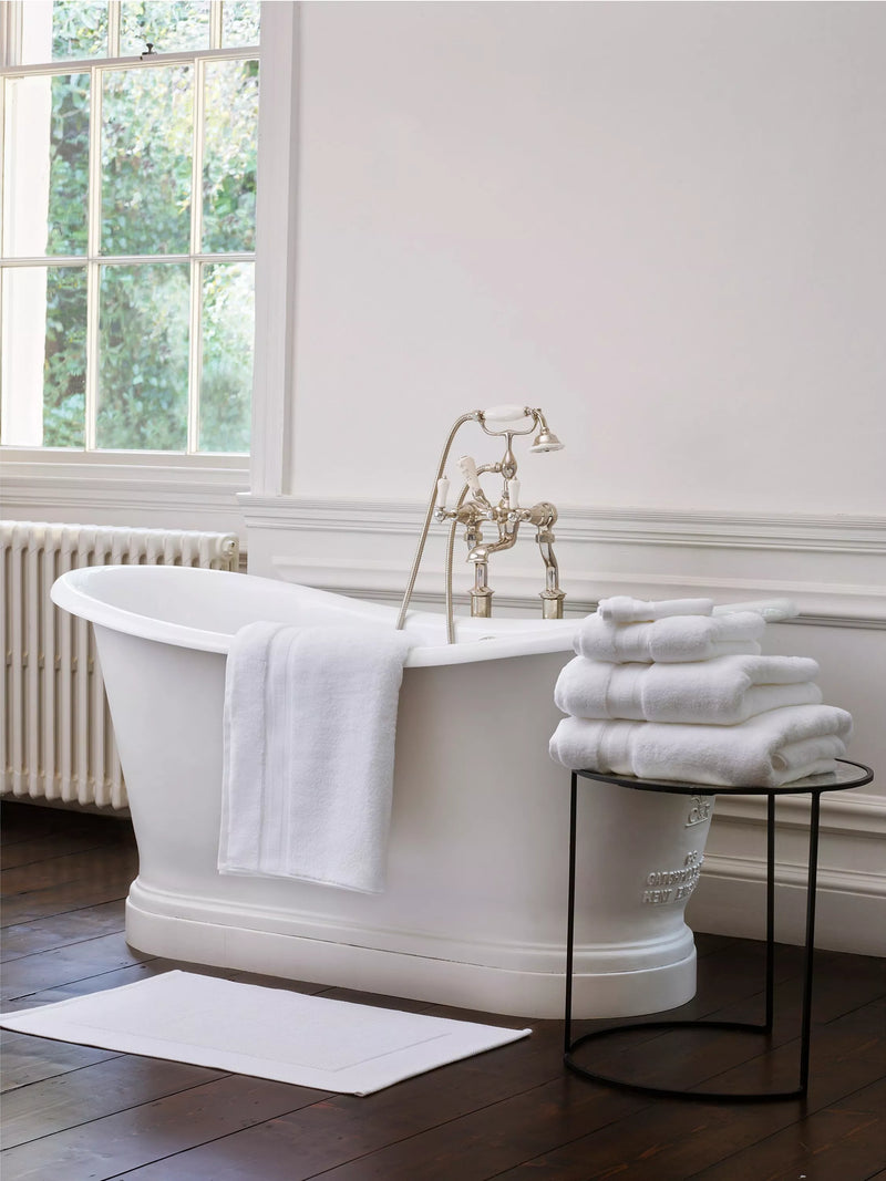 Jasper Conran London zero twist cotton bath towel, imported from the UK
