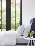 Jasper Conran London 300 Thread Count Organic Cotton Percale Flat Sheet - Royal Blue Single