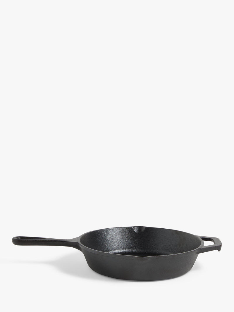 John Lewis cast iron frying pan for multi-use cooking, UK version