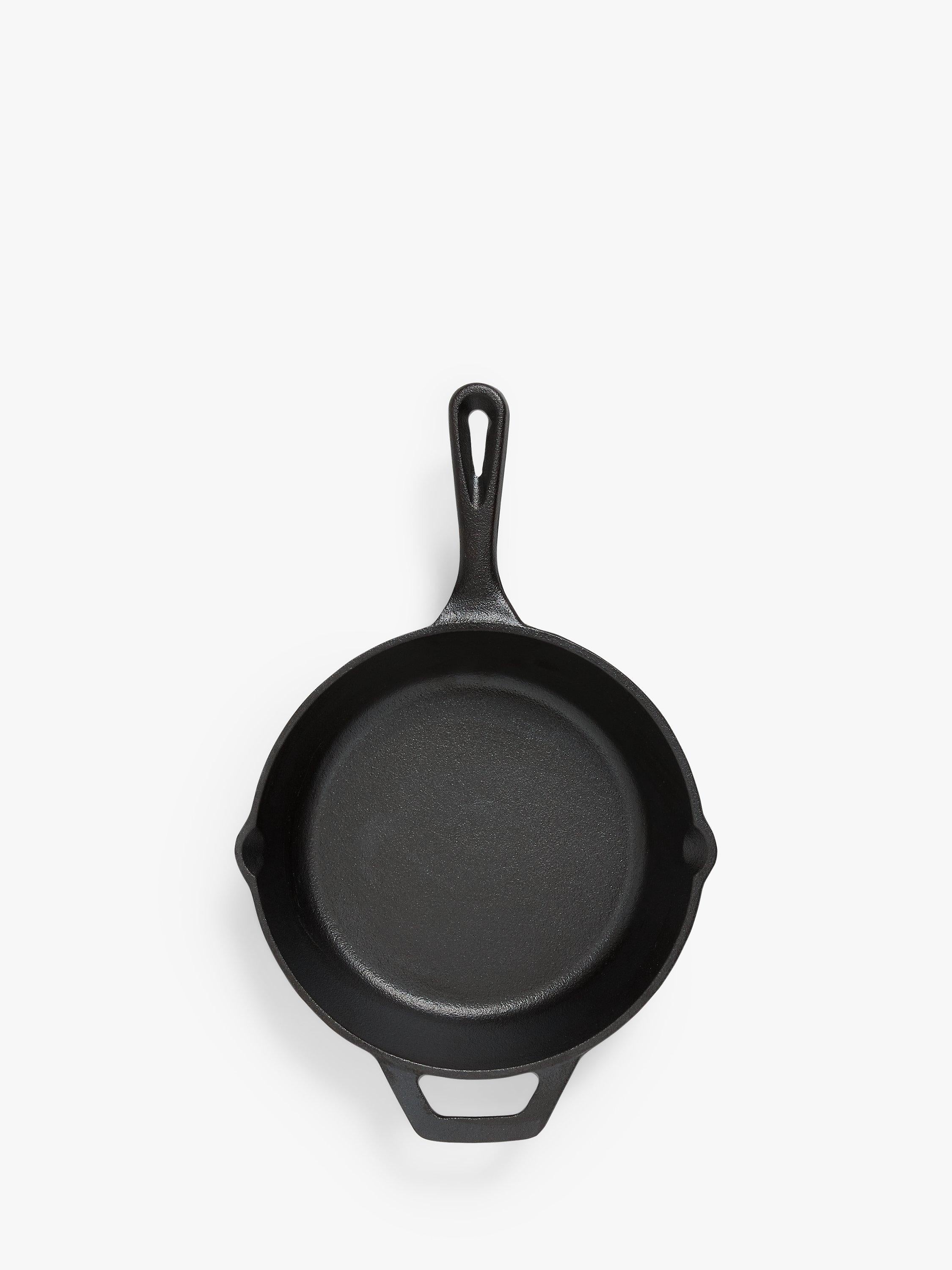 John Lewis cast iron frying pan for multi-use cooking, UK version