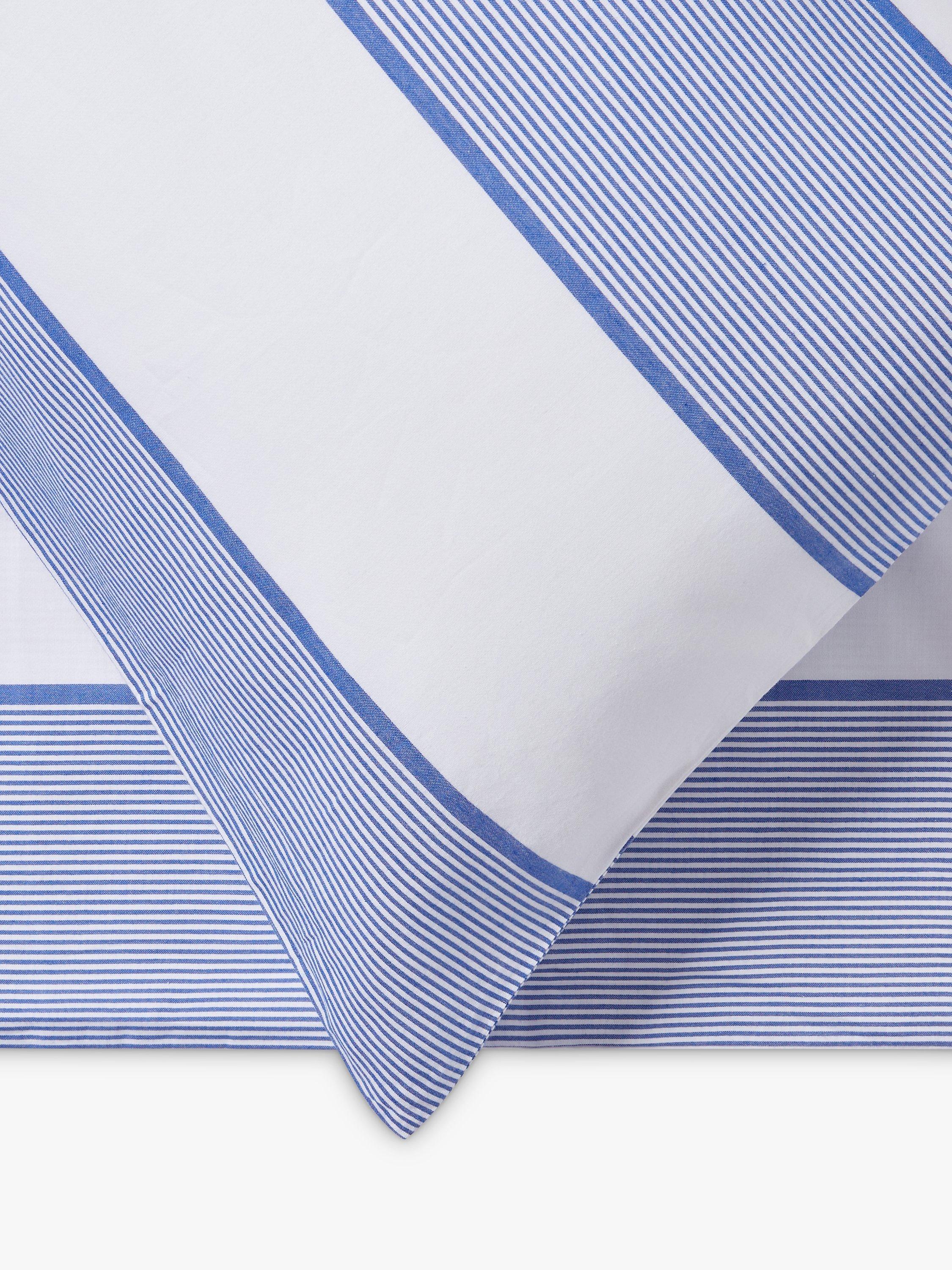 Jasper Conran London duvet cover set pinstripe jacquard super king - British product