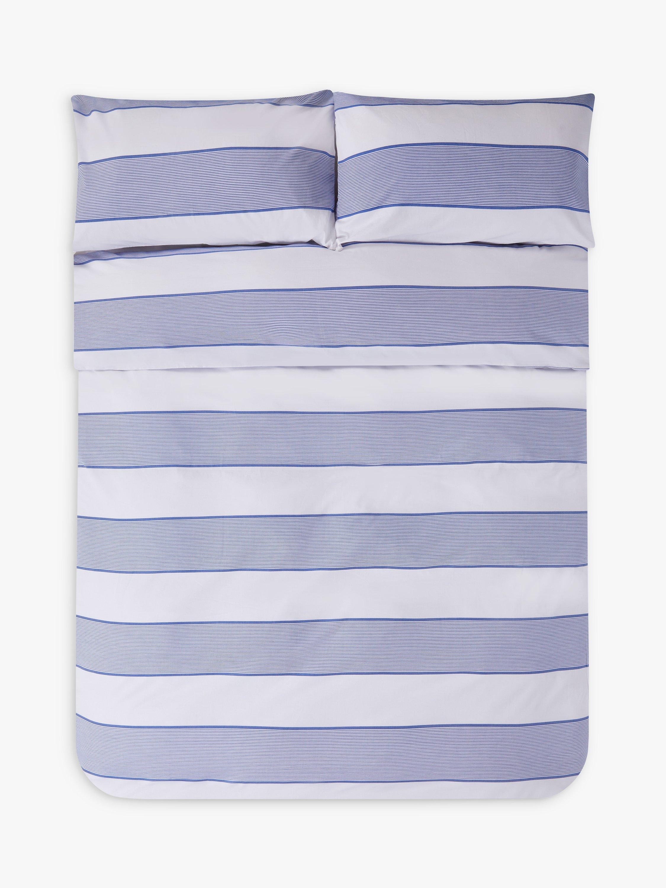 Jasper Conran London duvet cover set pinstripe jacquard super king - British product