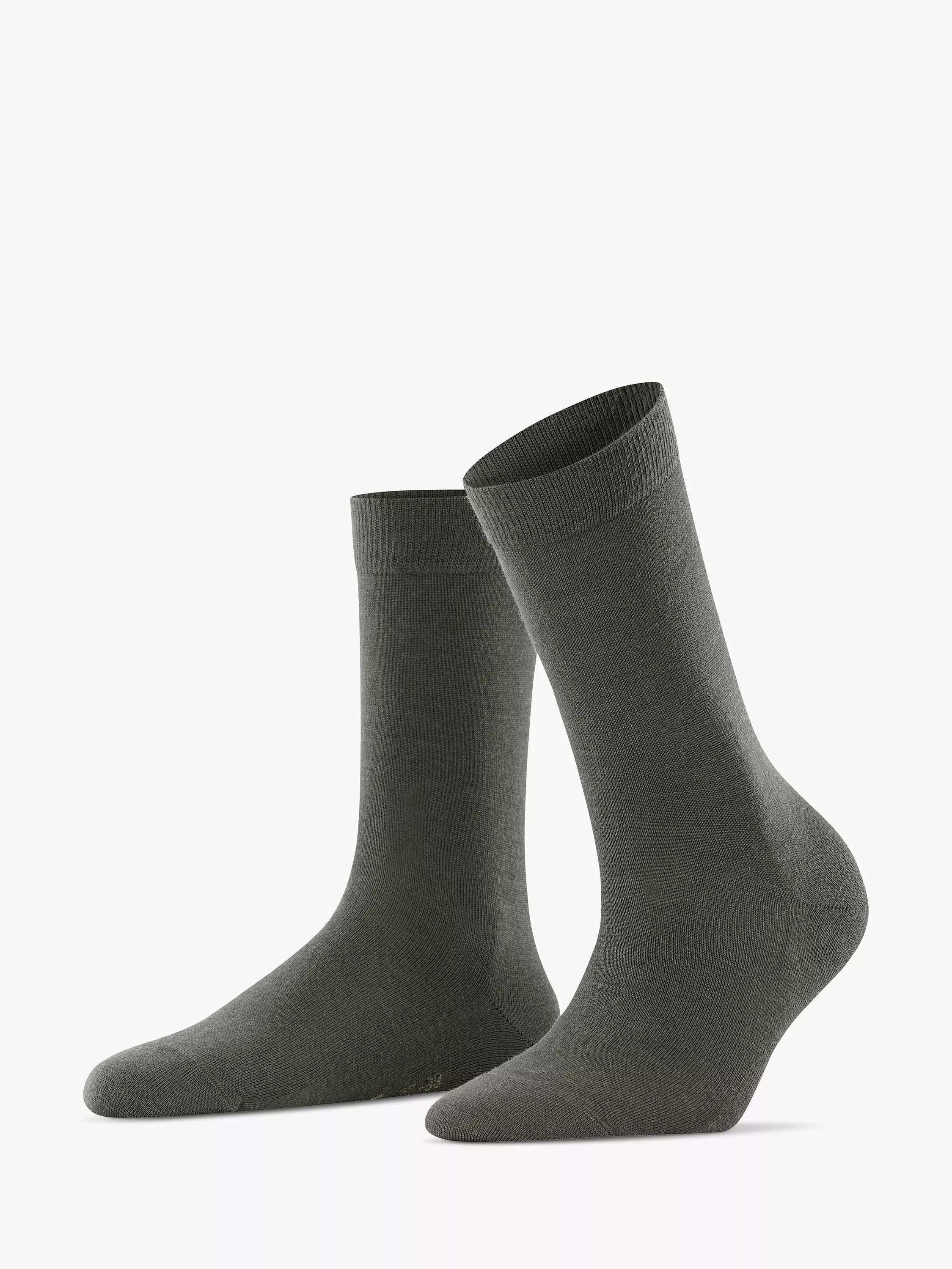 Chaussettes mi-mollet en mélange de laine mérinos douce FALKE