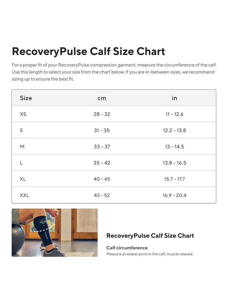 Therabody RecoveryPulse كمامة ضغط بالاهتزاز للساق، إصدار المملكة المتحدة