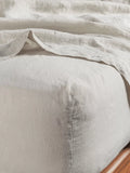 Bedfolk 100% Linen Standard Fitted Sheets - Ink King
