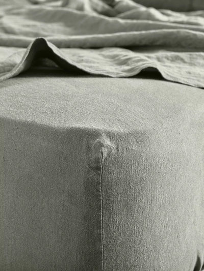 John Lewis Bedfolk 100% Linen Deep Fitted Sheets King Size- Buy online at McGrocer