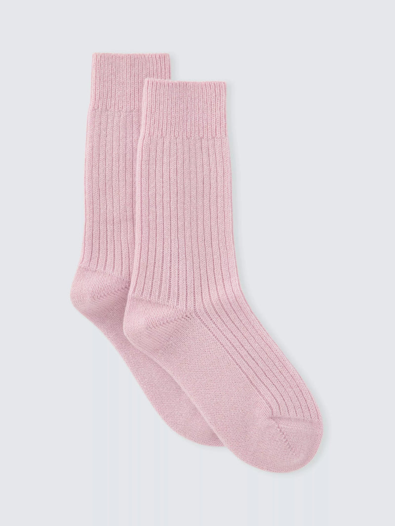 John Lewis Cashmere Rich Bed Socks, Caramel