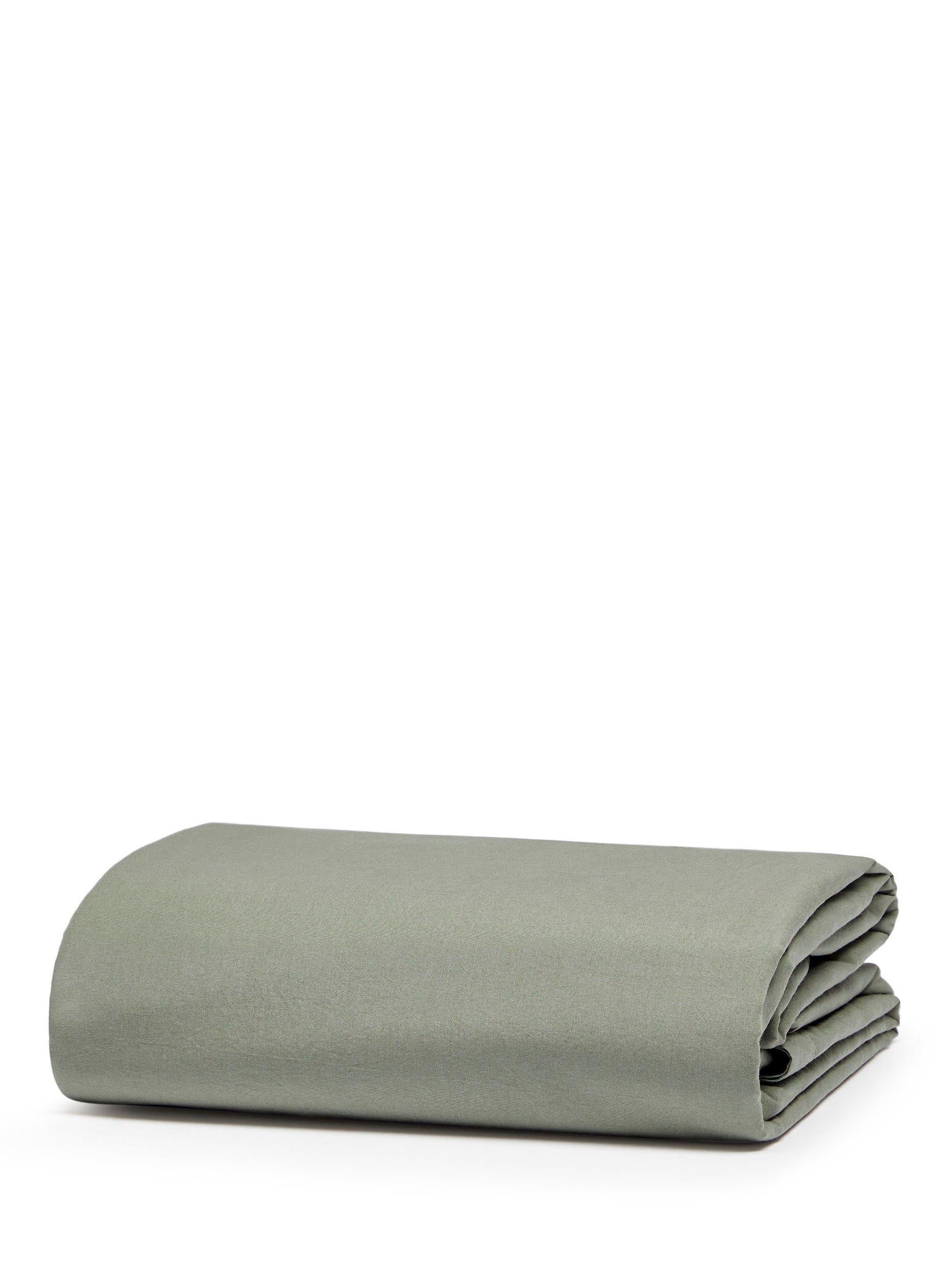 Bedfolk relaxed cotton flat sheets for various bed sizes - British product