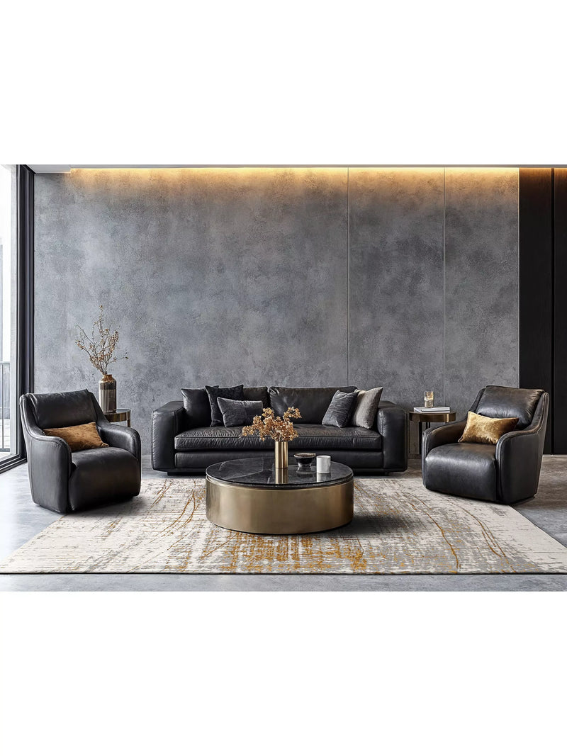 Louis De Poortere abstract machine washable rug 200x280cm, imported from the UK