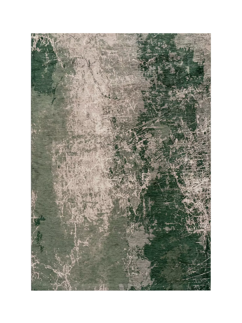Louis De Poortere Cracks Deep Mine Abstract Machine Woven Rug 140 x 200cm