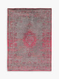 Louis De Poortere Medallion Rug, Pink/Multi, L200 x W140 cm