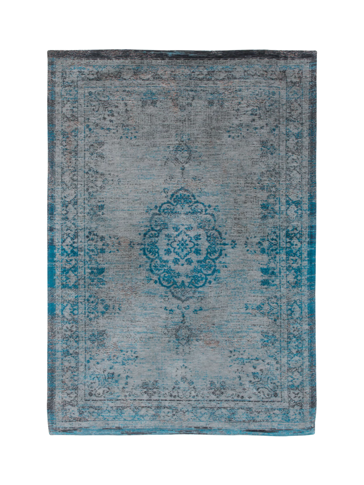 Tapis médaillon Louis De Poortere lavable en machine polyester, version Royaume-Uni