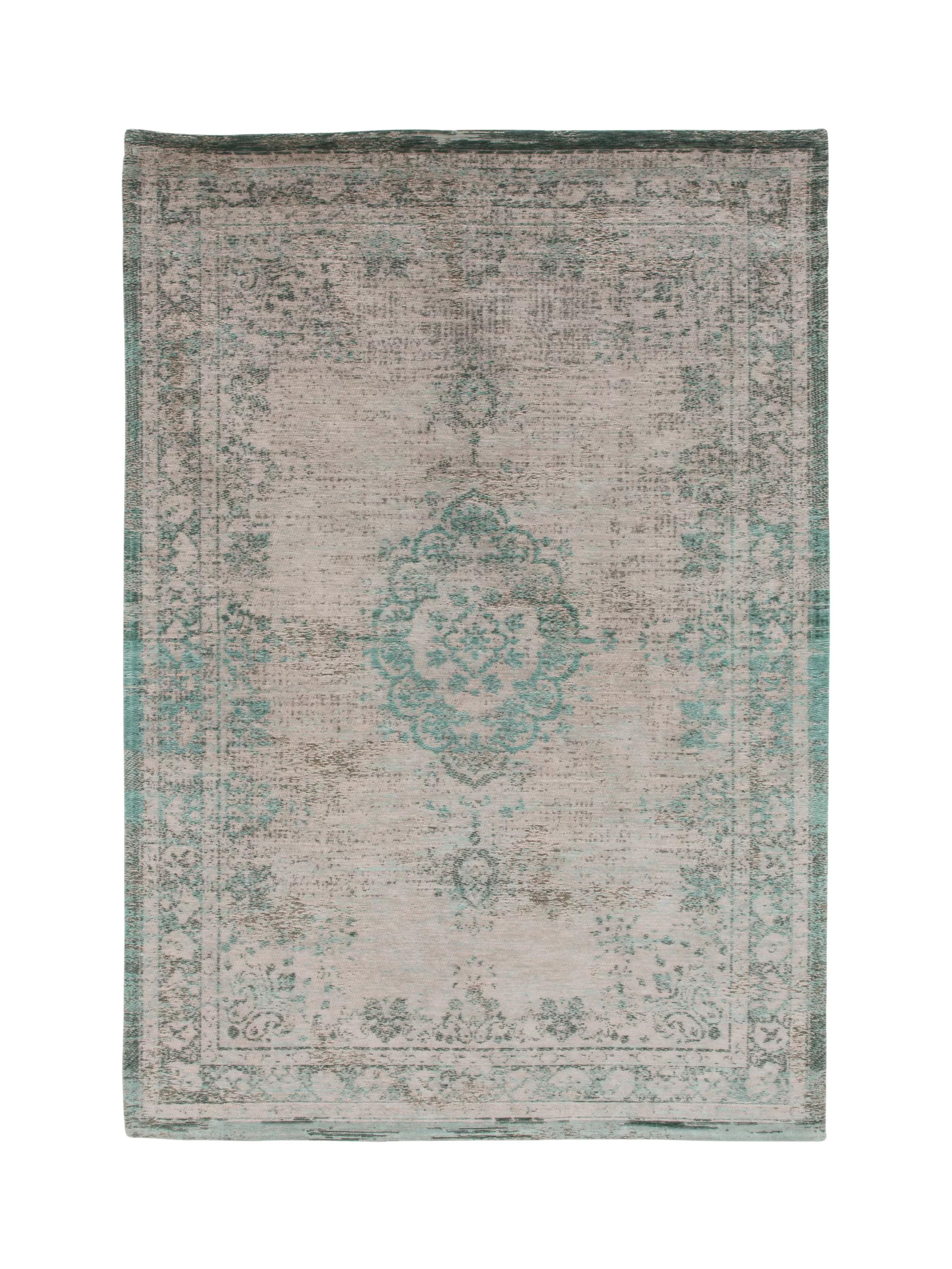 Louis De Poortere Medallion Rug, Jade Oy, L200 x W140 cm