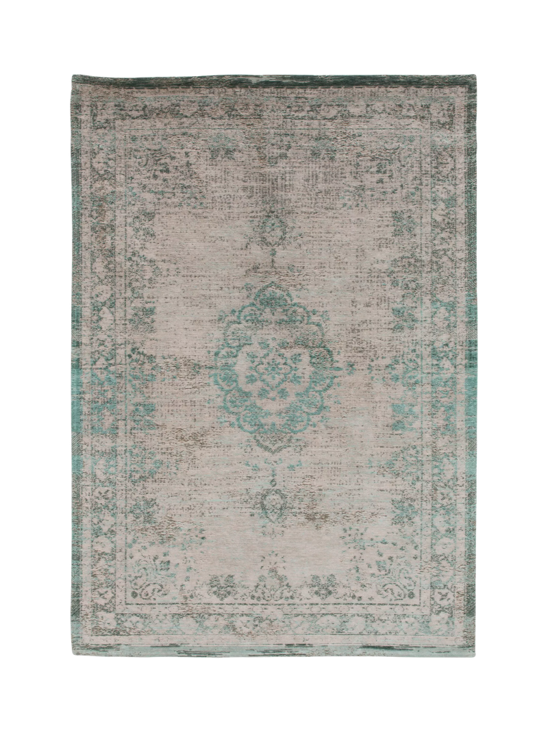 Louis De Poortere Medallion Rug, Jade Oy, L200 x W140 cm