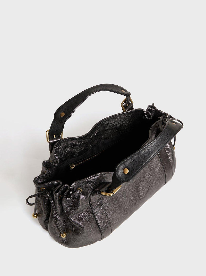 Gerard Darel leather shoulder bag, imported from the UK