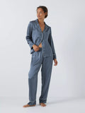 John Lewis Piped Silk Pyjama Set