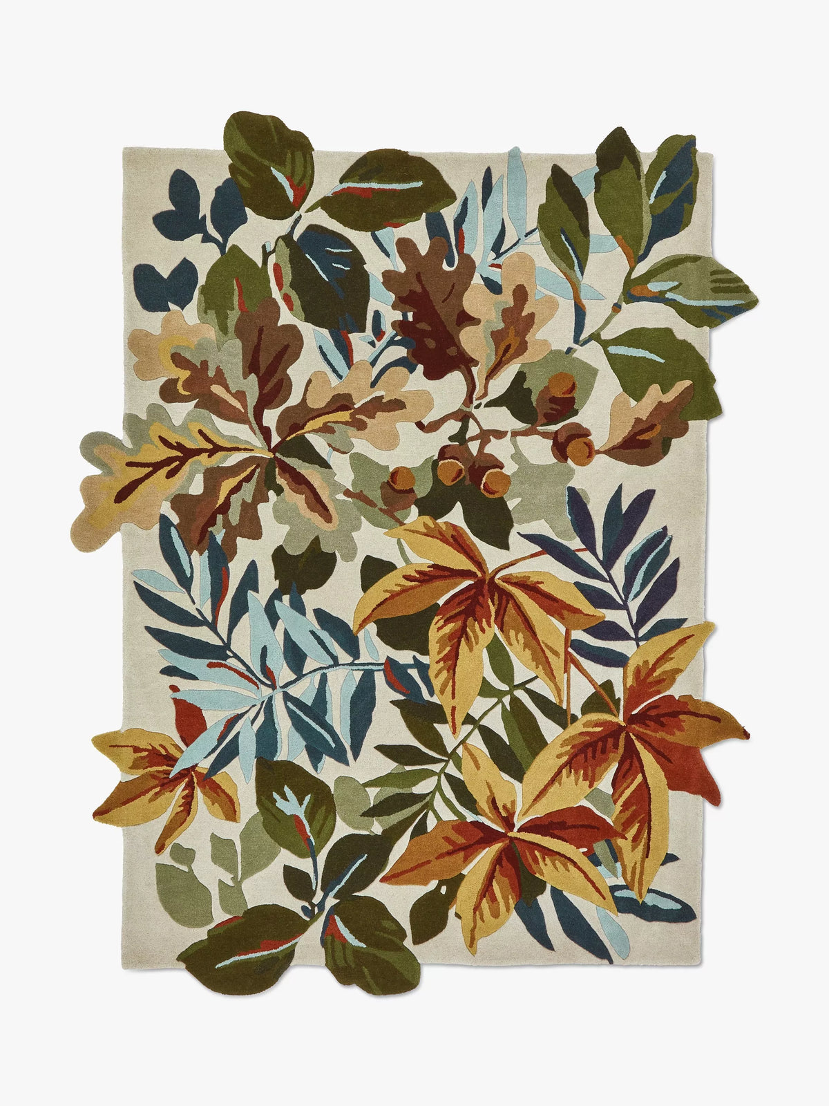 Sanderson Robins Wood Wollteppich mit Blumenmuster 200x140cm (Britische Marke)