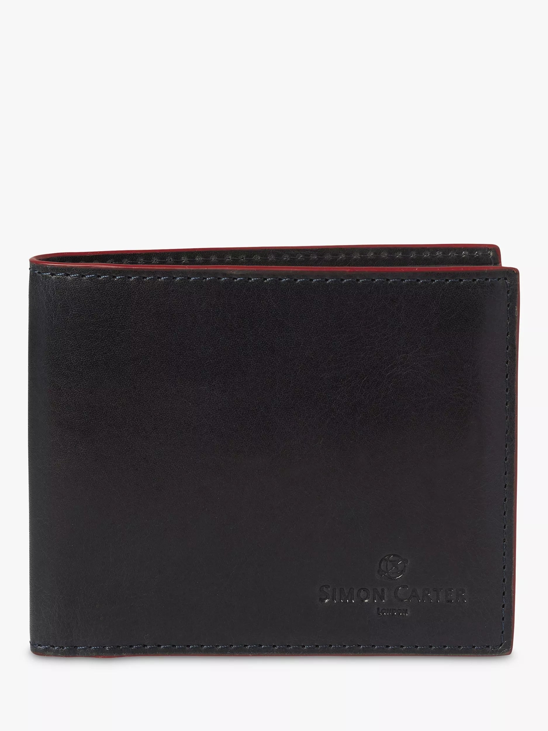 Portefeuille en cuir Simon Carter Edge