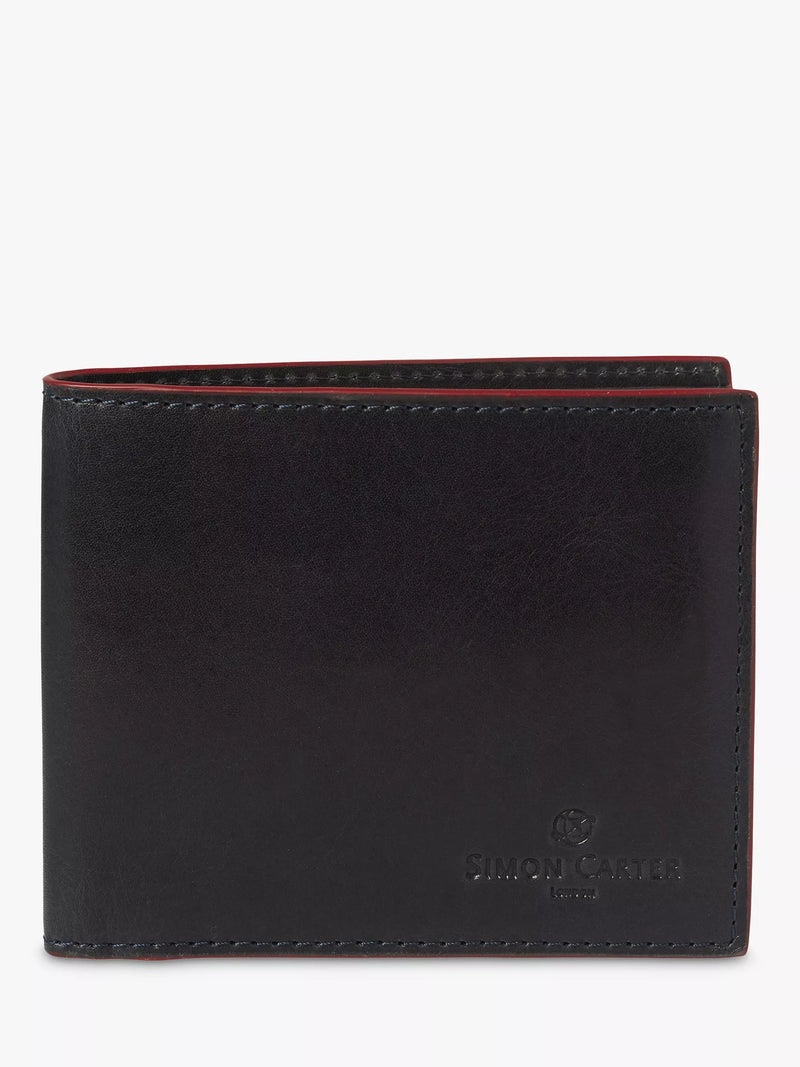 Portefeuille en cuir Simon Carter Edge