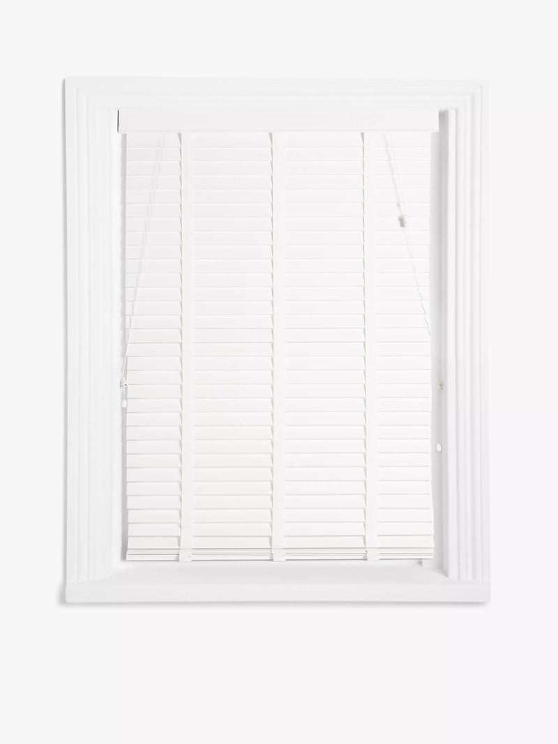 John Lewis wood Venetian blind 50mm slats - British product