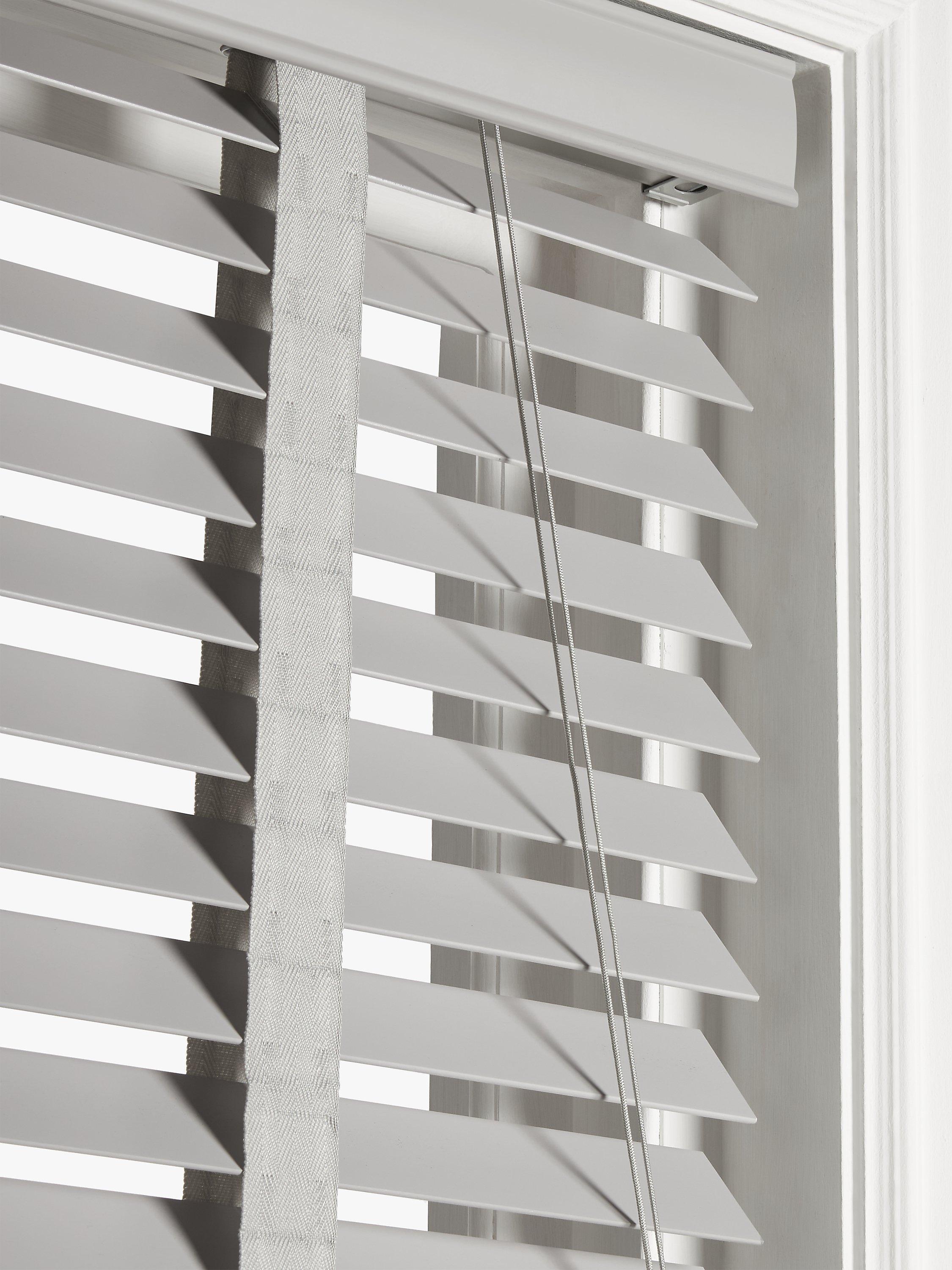 John Lewis wood Venetian blind 50mm slats - British product