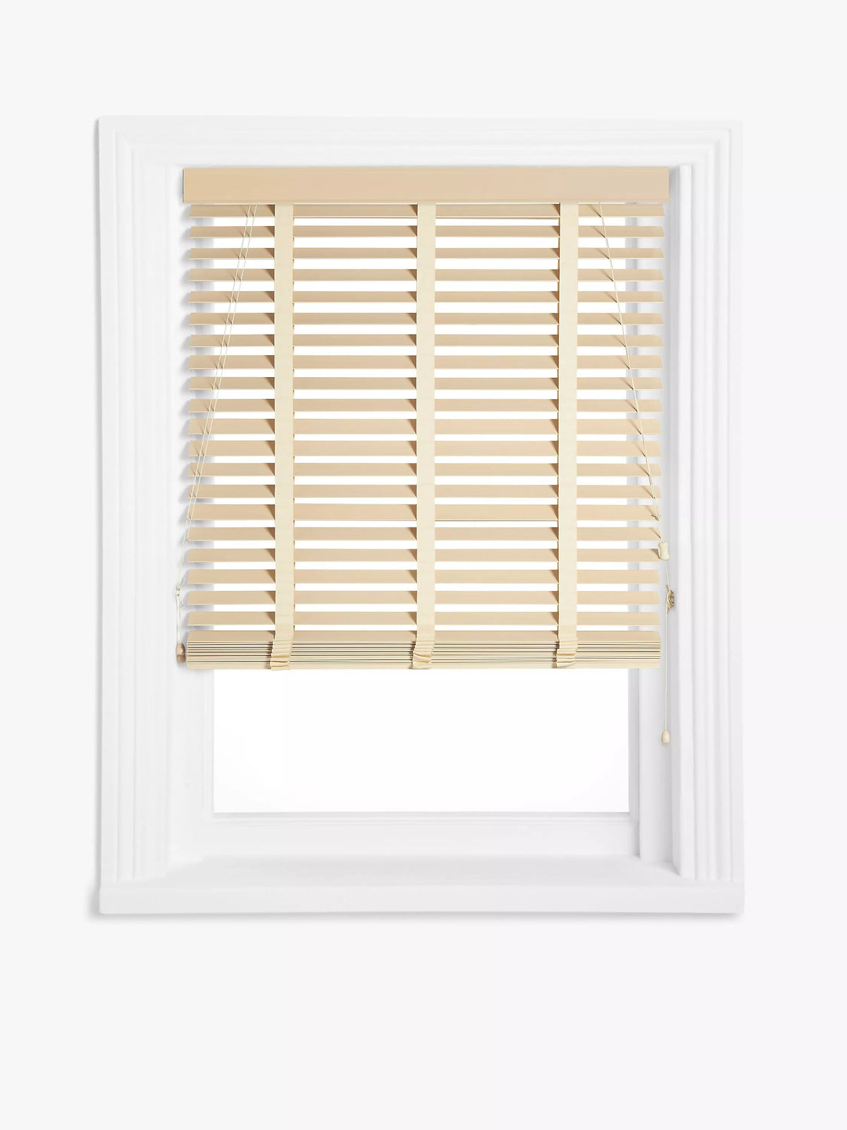 John Lewis wood venetian blind with 50mm slats - British product