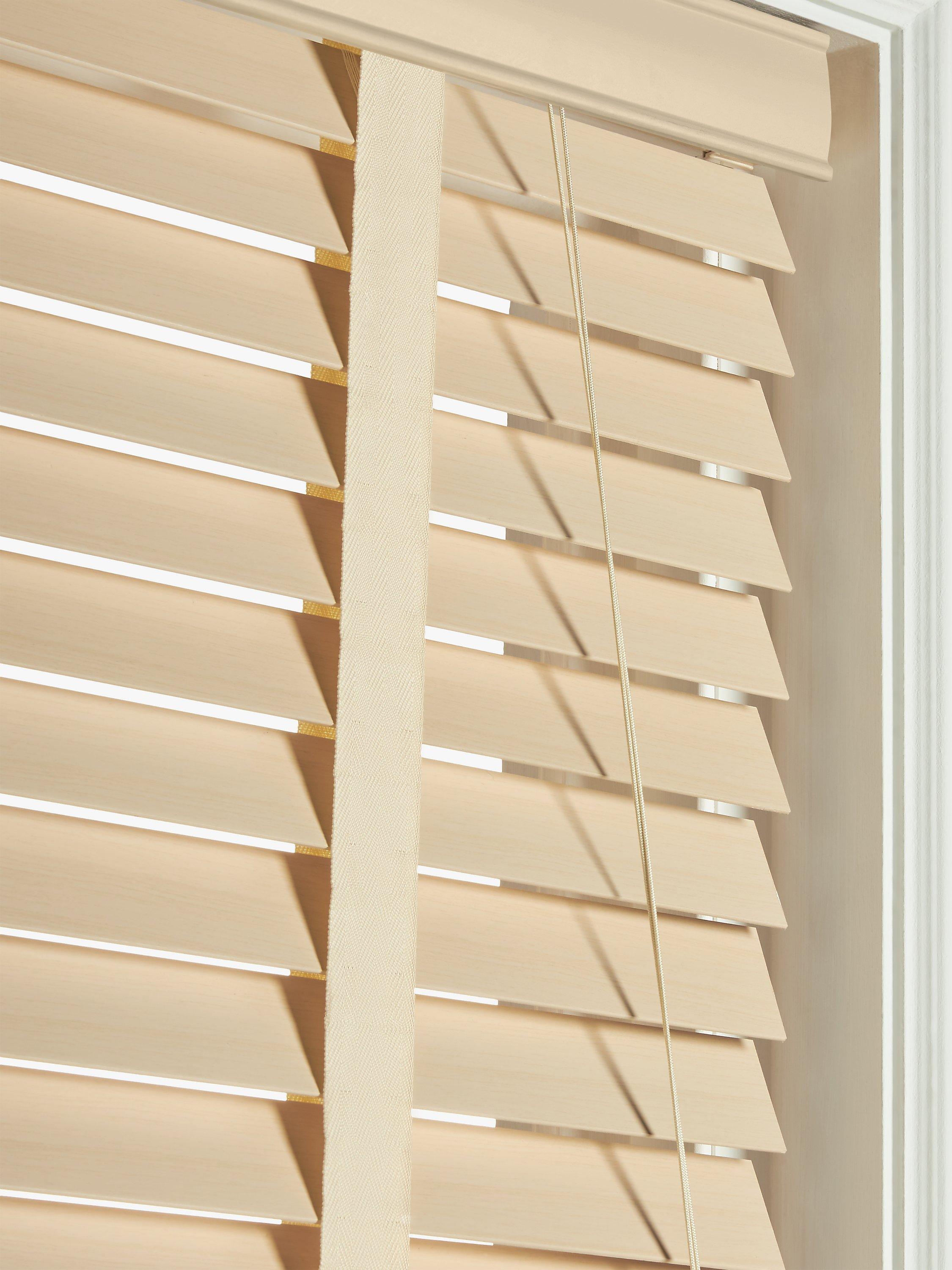 John Lewis wood venetian blind with 50mm slats - British product