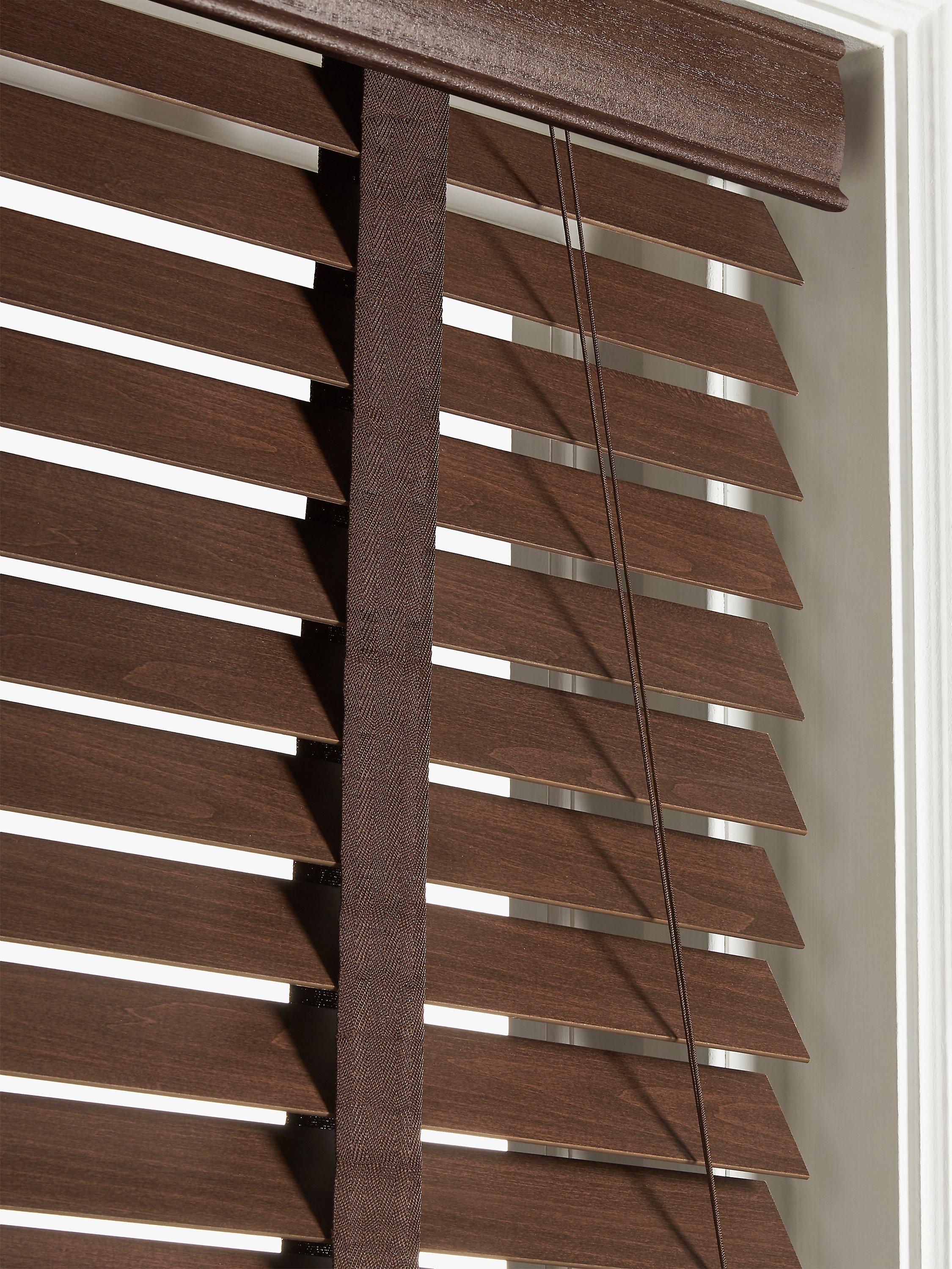 John Lewis Wood Venetian Blind 50mm slats ready-made - British product