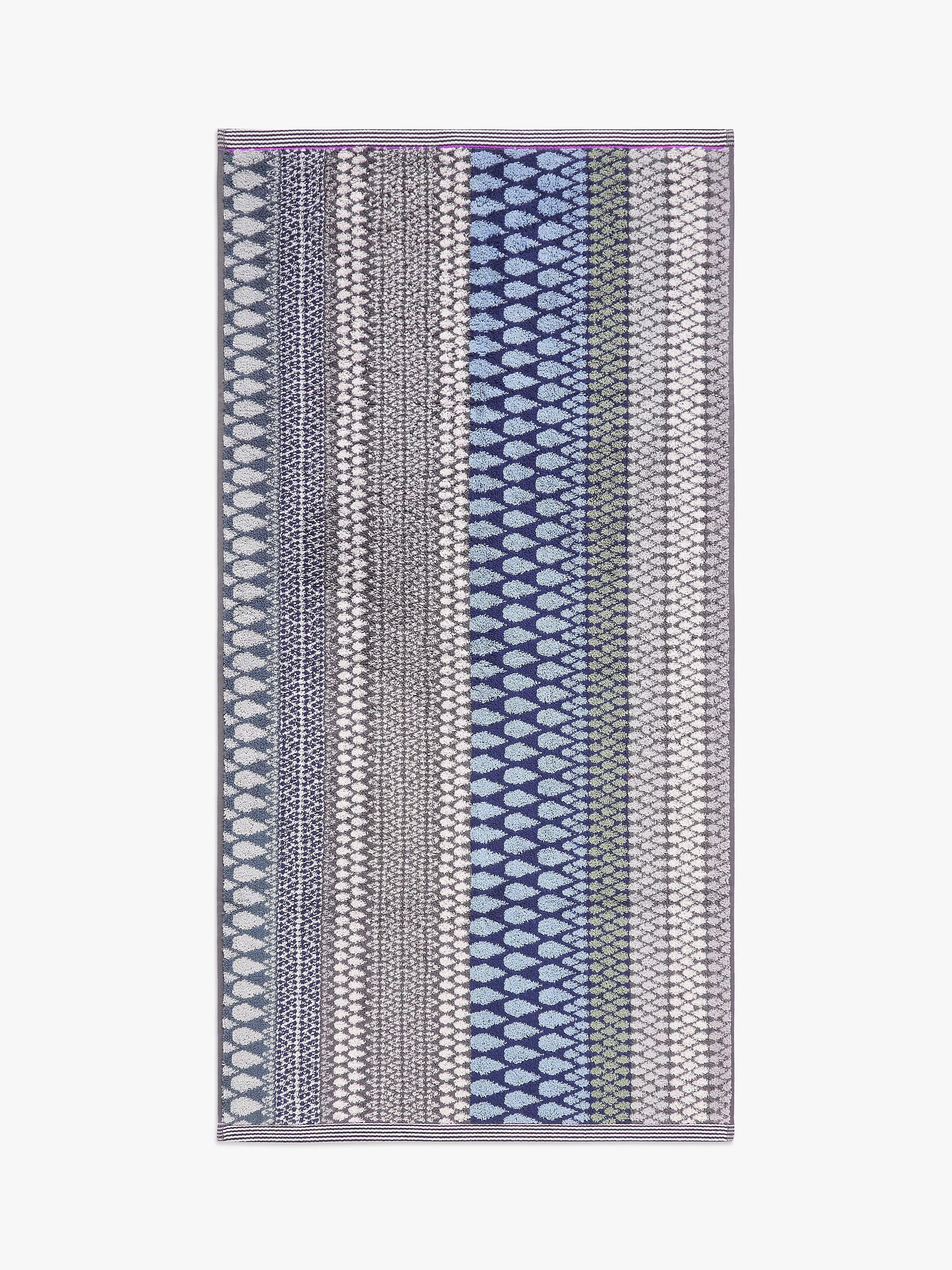 Margo Selby blue bath mat, imported from the UK