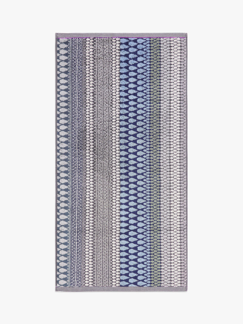 Margo Selby blue bath mat, imported from the UK