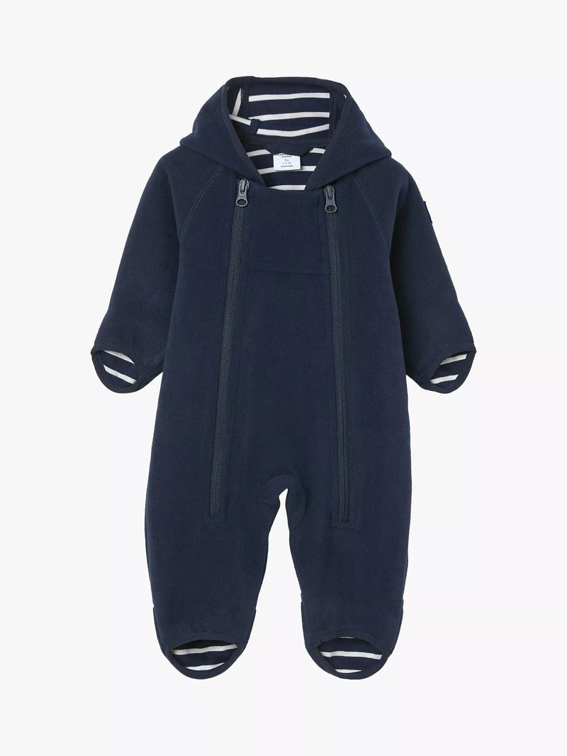 Polarn O. Pyret Baby Fleece Schneeanzug, Blau