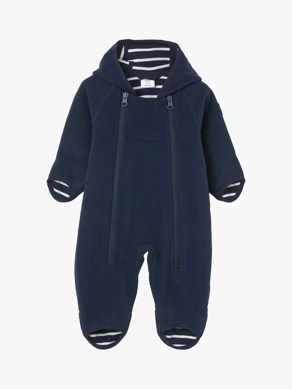 Polarn O. Pyret Baby Fleece Schneeanzug, Blau